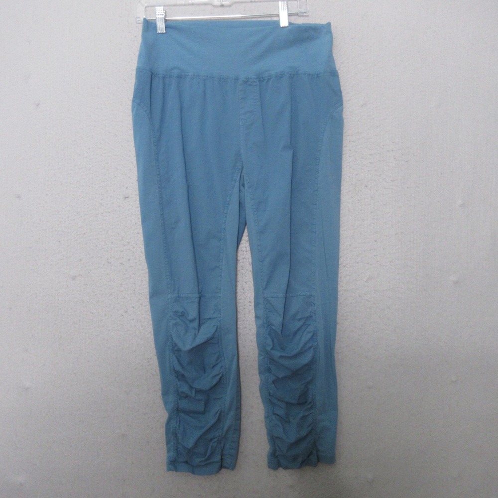 XCVI Wearables Pants XL Blue Ruched Leg Art To Wear Lagenlook Travel Gorpcore